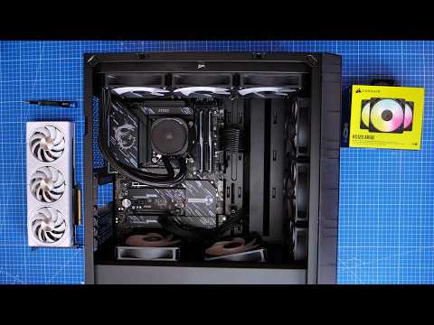 Corsair 3200D RS ARGB PC build guide (step-by-step guide)