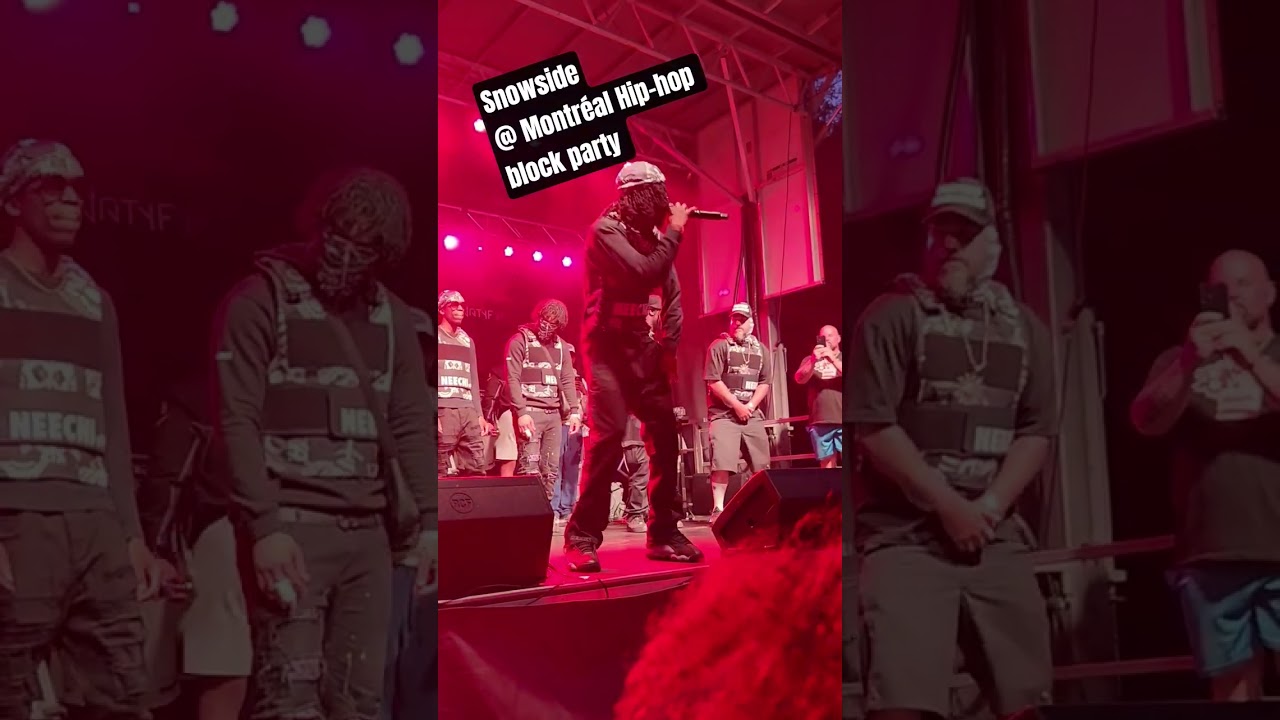 Montréal in shorts 🇨🇦 | Snowside @ Montréal Hip-hop block party pt2 