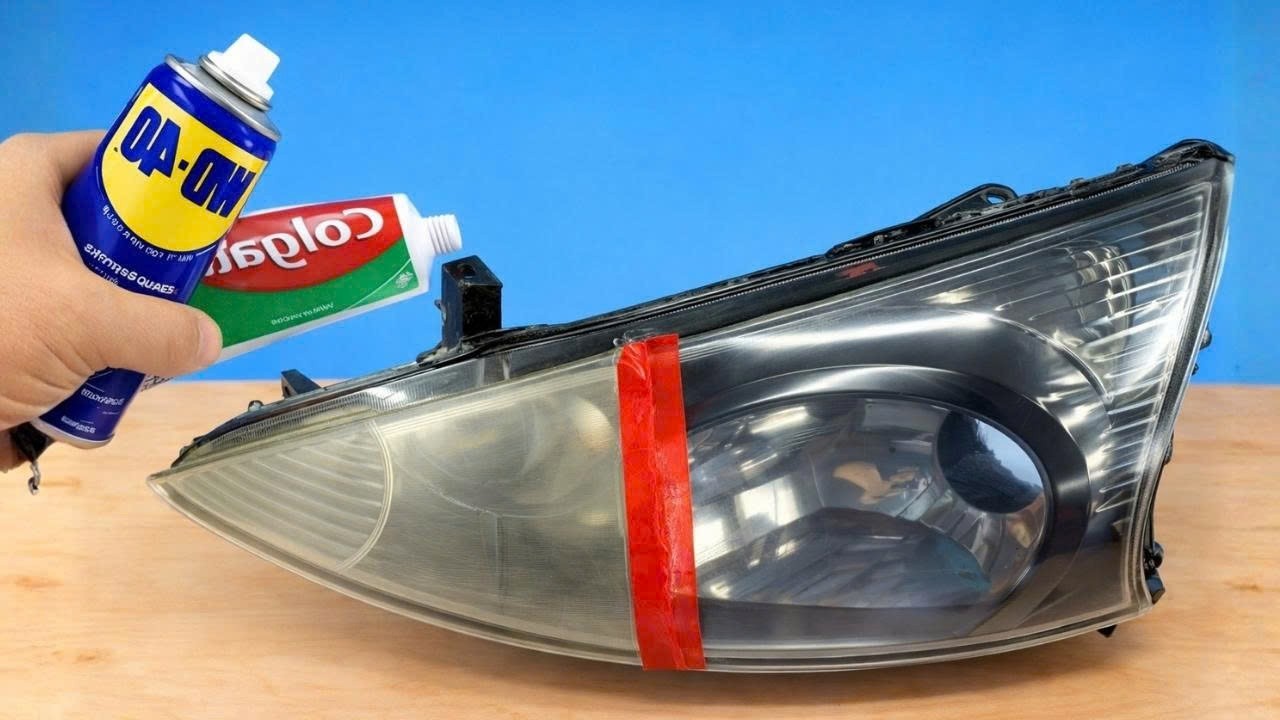 Верните старым фарам первозданный вид за 3 минуты — посмотрите на результат 🚗