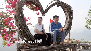 Mai and Robert have completed their marriage registration. Green forest life 