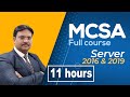 Mcsa windows server 2016  2019  mcsa full course in single 11 hrs by tech guru manjit