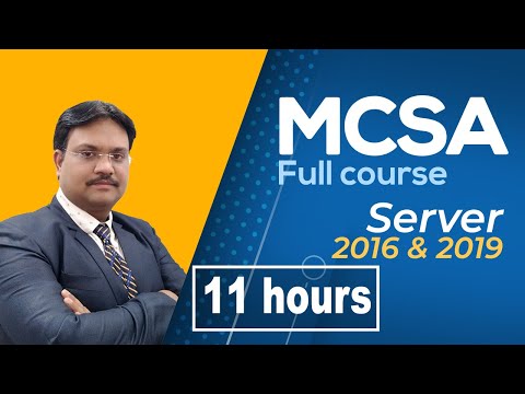MCSA Windows Server 2016 & 2019 | MCSA Full Course in Single Video 11 hrs by Tech Guru Manjit
