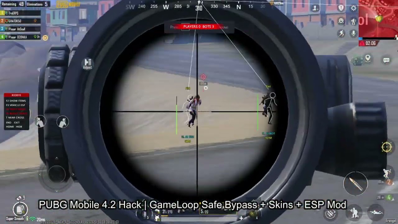 PUBG Mobile 4.2 VIP Hack | GameLoop Emulator Undetected Bypass