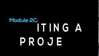 ftgTraining Module 2C - Editing A Project