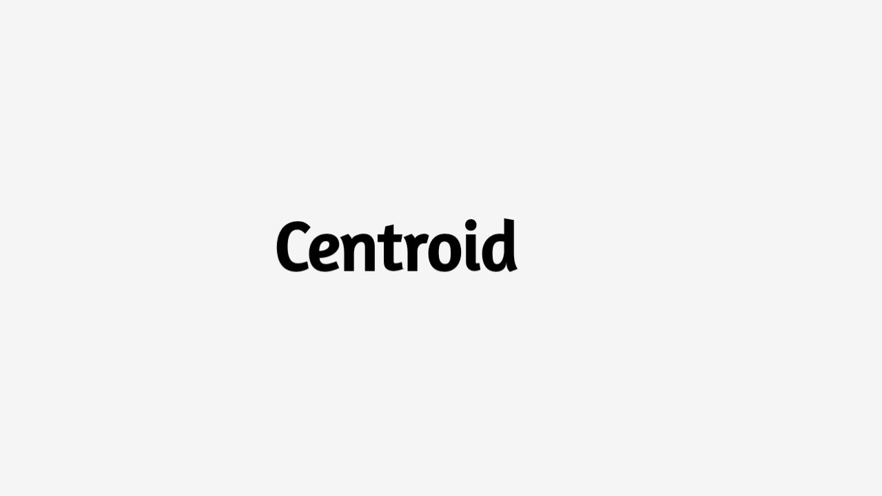 Understanding the centroid center of mass in geometry youtube