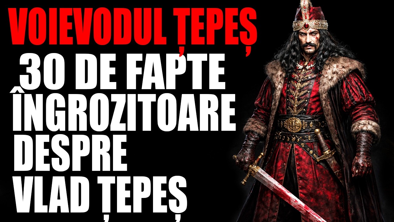 30 DE FAPTE ÎNGROZITOARE DESPRE VLAD ȚEPEȘ: CE NU ȚI-A SPUS ȘCOALA