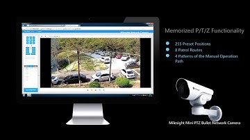 Digital World | Milesight H 265 Mini PTZ Bullet Network Camera Tutorial Memorized PTZ Functionality