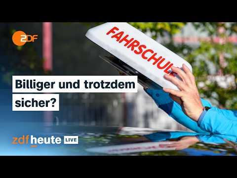 Führerscheinreform: So sollen die Kosten sinken | ZDFheute live