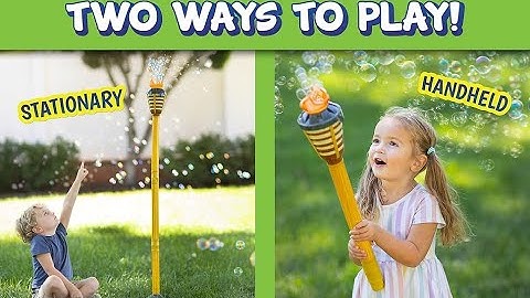 Tiki Torch Bubbler - Bubble Machine