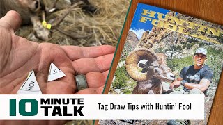 #10MinuteTalk - Tag Draw Tips with Huntin’ Fool