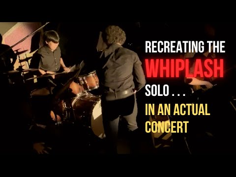 I RECREATED THE WHIPLASH DRUM SOLO IN AN ACTUAL HIGHSCHOOL JAZZ BAND CONCERT