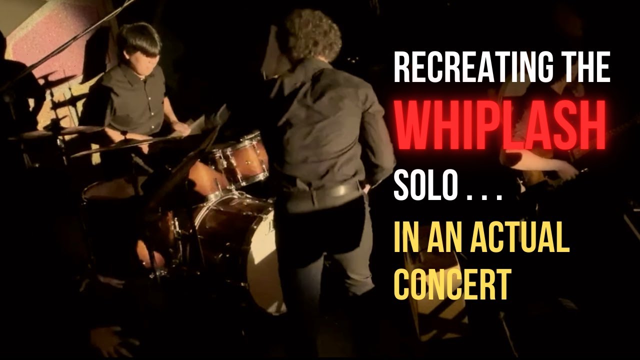 I RECREATED THE WHIPLASH DRUM SOLO IN AN ACTUAL HIGHSCHOOL JAZZ BAND CONCERT