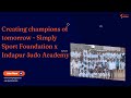 Fulfilling dreams of young judo champs  simply sport foundation x indapur judo academy