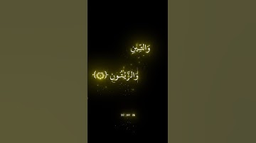 Surah At-Tin (The Fig) | سورة التين | surah at tin 100 times