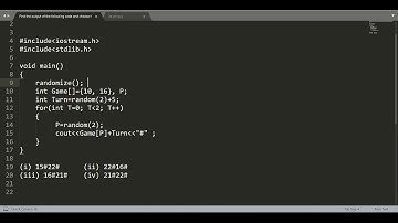 random() Function Problem 8 || CBSE Class 12 Computer Science