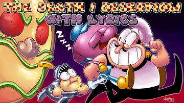 The Death I Deservioli WITH LYRICS By RecD - Pizza Tower Lap 2 Cover