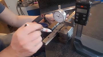 CNC machine made out of granite - part3 - lapping/grinding linear rails