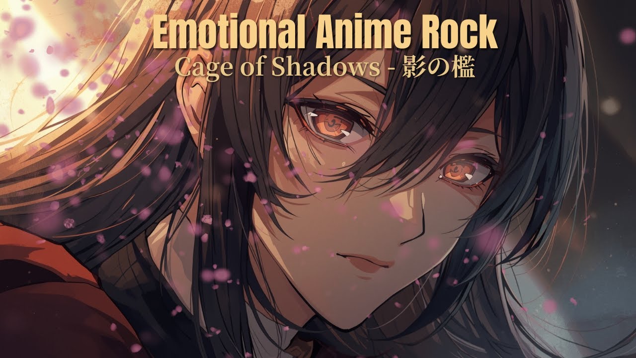 Emotional Anime Rock ー Cage of Shadows | 影の檻 (1 Hour Loop) - YouTube
