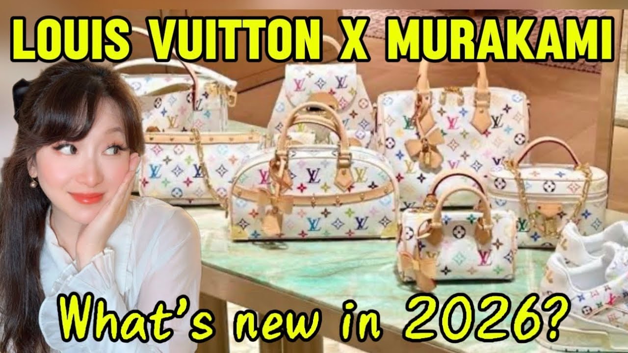 Louis Vuitton x Murakami 2026: Speedy Soft 30, Confetti Side Trunk