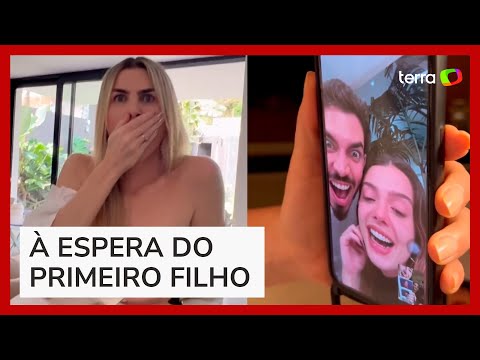 Fernanda Paes Leme mostra reação de amigos ao revelar gravidez