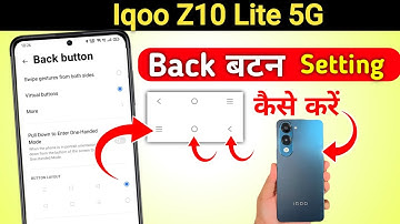 Iqoo Z10 Lite 5G Back Button Setting | Iqoo Z10 Lite me back button kaise lagaye/navigation setting