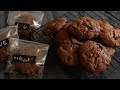 板チョコでざくざく濃厚チョコクッキー♡ | chocolate chunk cookies