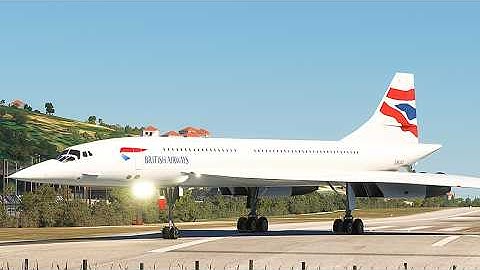 Insane Vertical Takeoff! Concorde British Airways on Short Runway Shocks Spotters
