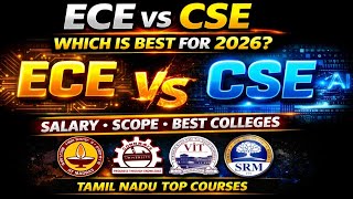 ECE vs CSE 🔥 Which is BEST Engineering Course 2026? Full Details | Salary | Colleges Tamil Nadu|2026