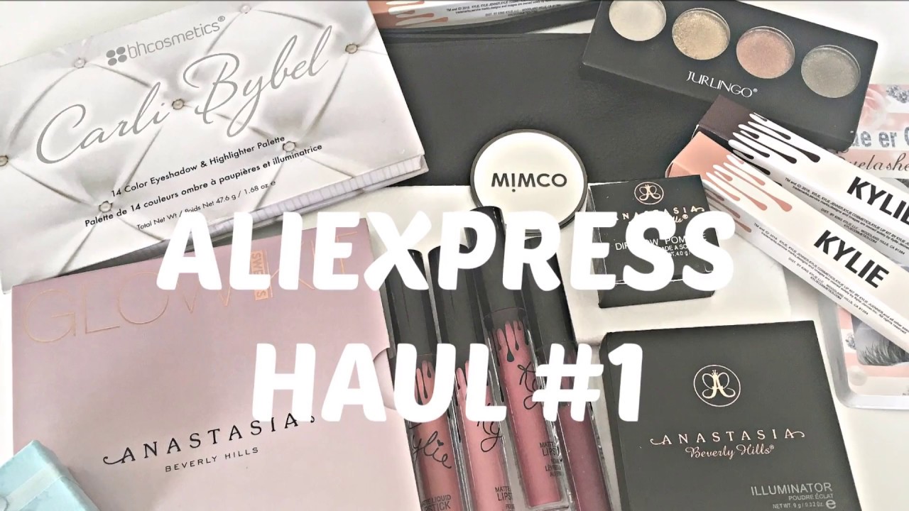 Aliexpress Haul #1 | KYLIE, MIMCO, CARLI BYBEL PALLETTE + MORE | CMhauls