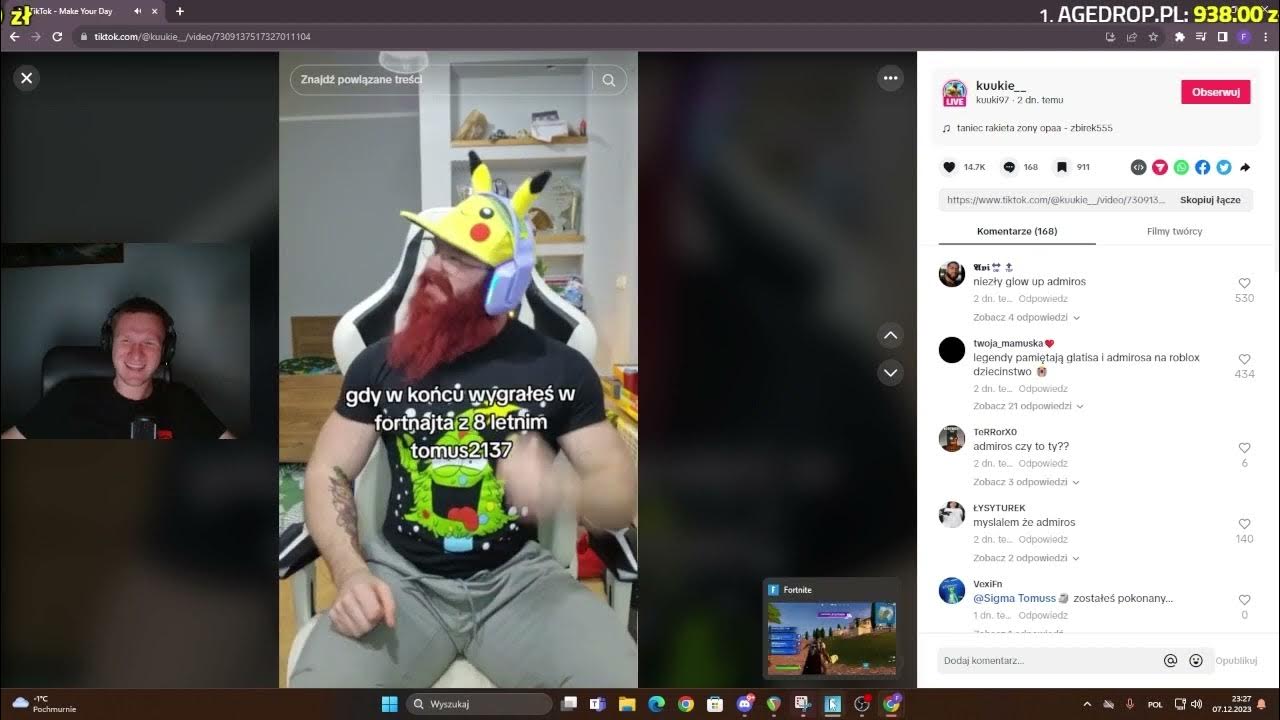 Taniec rakiety fortnite FeeneeK! ππ YouTube