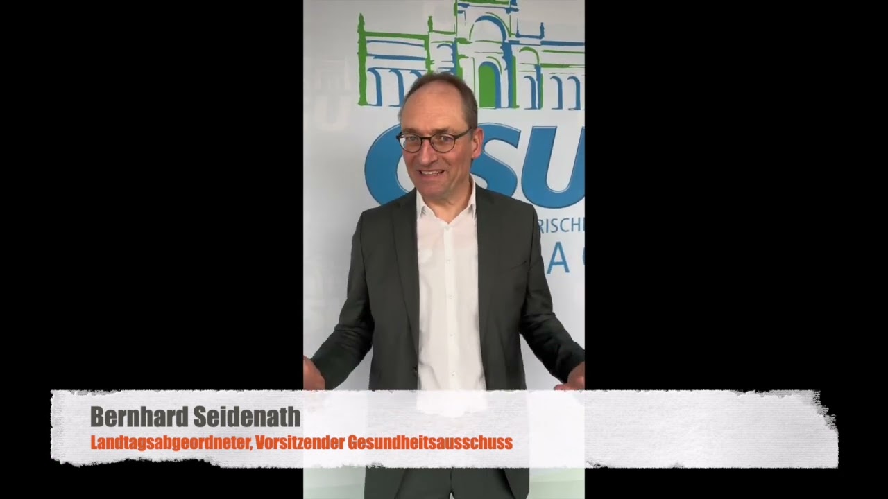 Bernhard Seidenath, MdL, Vors. Gesundheitsausschuß zu 10 Jahre Patientenrechtegeetz