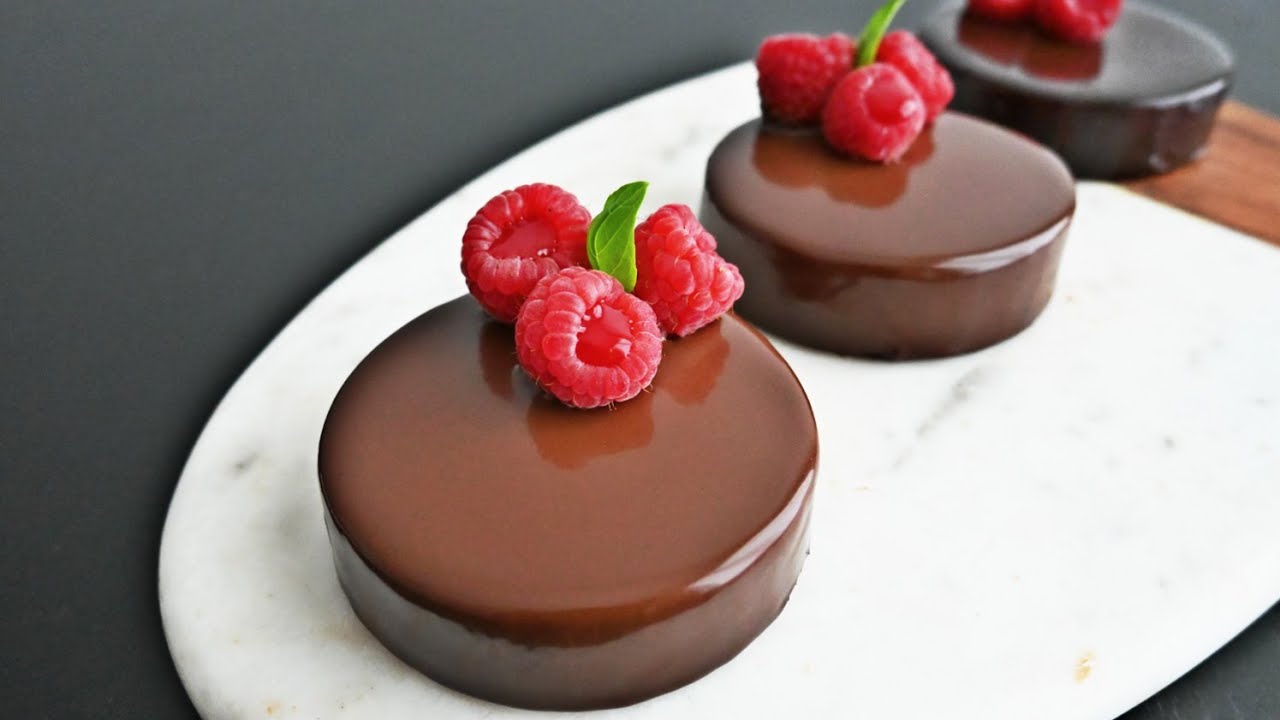 法式巧克力淋面莓果塔Berry Tarts with Chocolate Glaze
