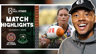 NFL FAN REACTS To NRLW All Stars 2024 | Indigenous All Stars v Māori Ferns | Match Highlights