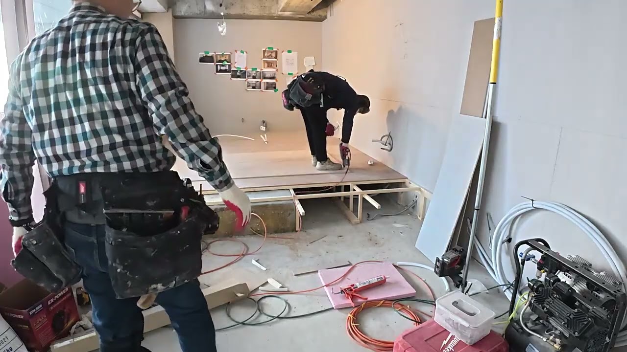 목공작업&방음작업&호리존작업