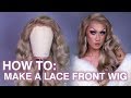 How To Make An Ash Blonde Lace Front Wig DIY ft. Ali Grace Hair