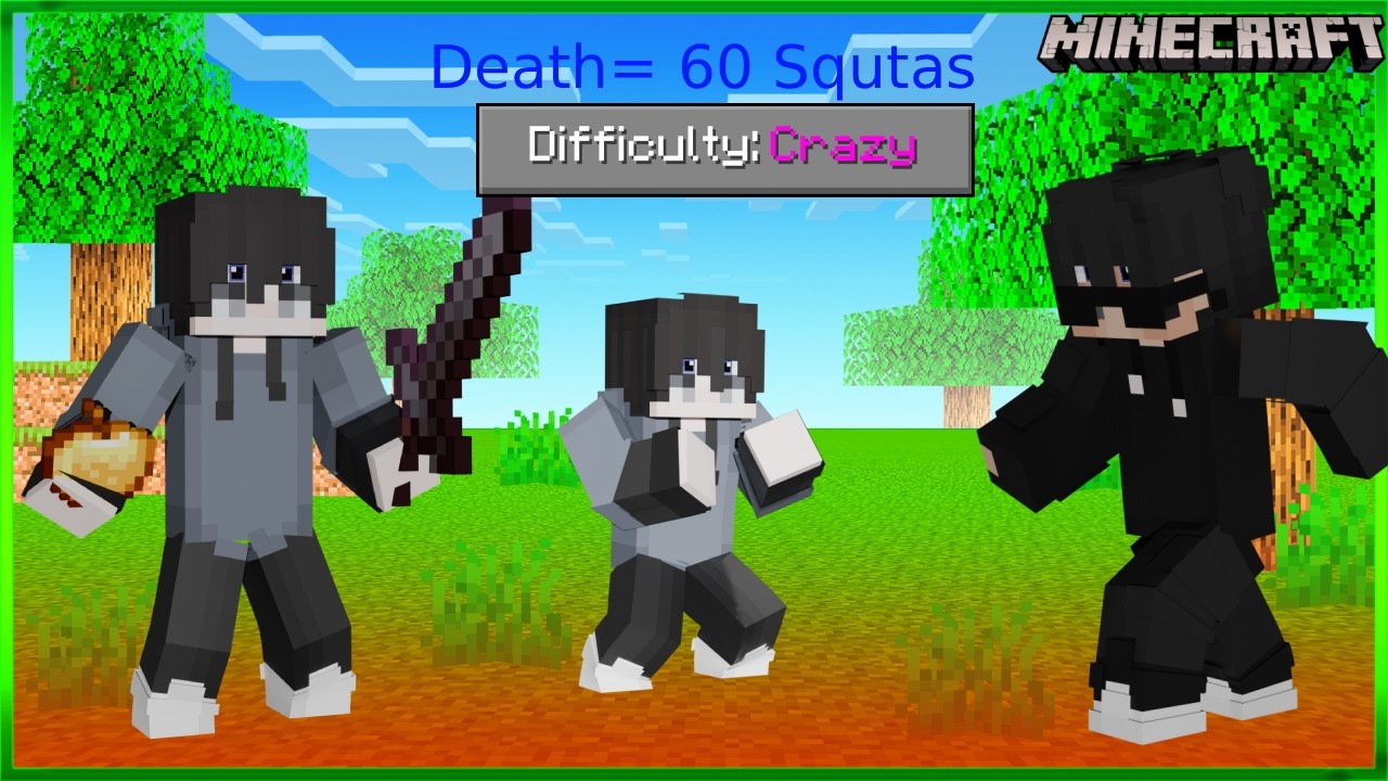 Minecraft Made Me Do 180 Squats in Real life - YouTube