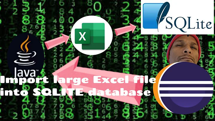 How to import large Excel file into SQLite database with JAVA