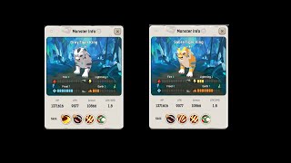 Ulala Idle Adventure boss Toto Plain 105 - Sabre Tiger King and Grey Tiger King