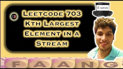 Kth Largest Element in a Stream | Leetcode 703 | Min Heap  🔥🔥 | Live coding session