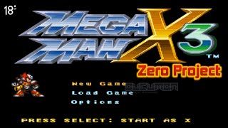 Mega Man X3 Zero Project - SNES Hack ROM you play as Zero to be fully playable to summarize. + Cheat