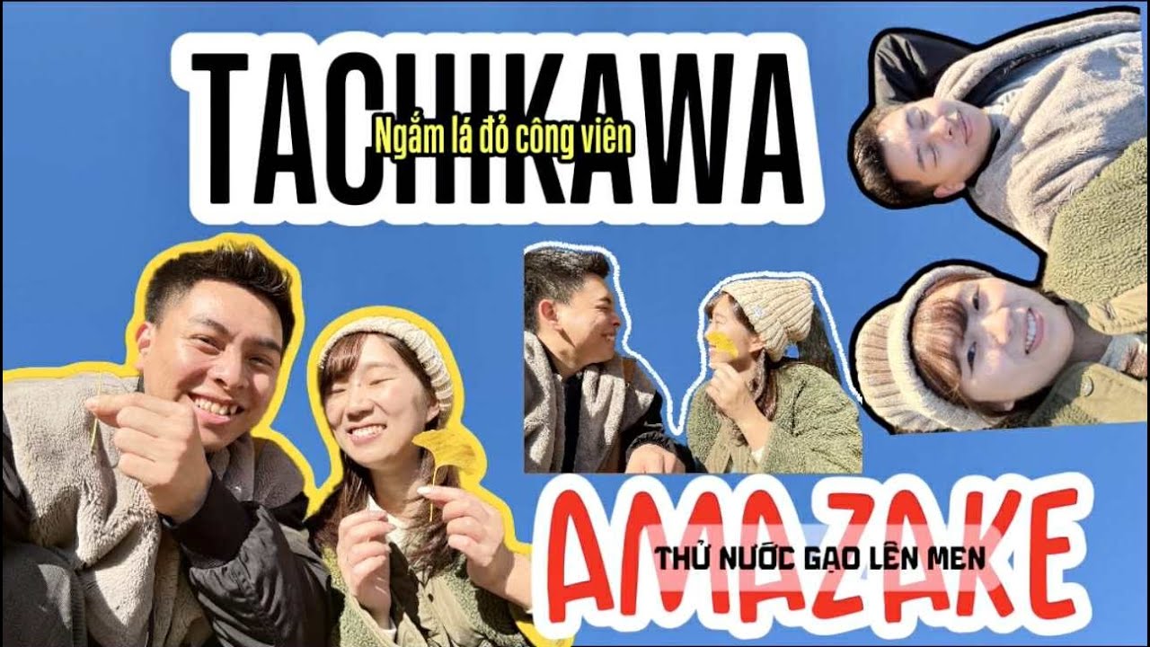 Vlog4: Ngắm lá đỏ ở công viên lớn nhất Tokyo và thưởng thức nước uống độc đáo AMAZAKE