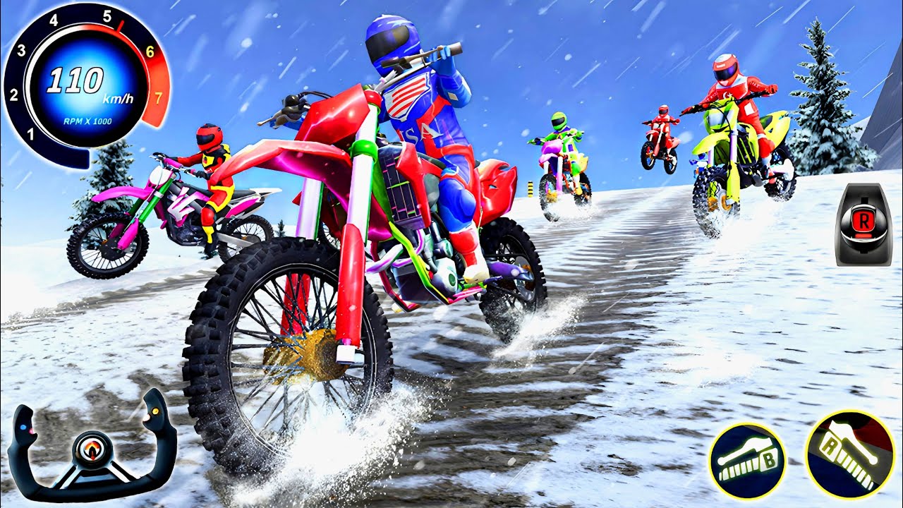 Real Offroad Motocross Dirt Bike Racing 3D - MX vs ATV Legends Bike Stunt Racer : PC Gameplay #2