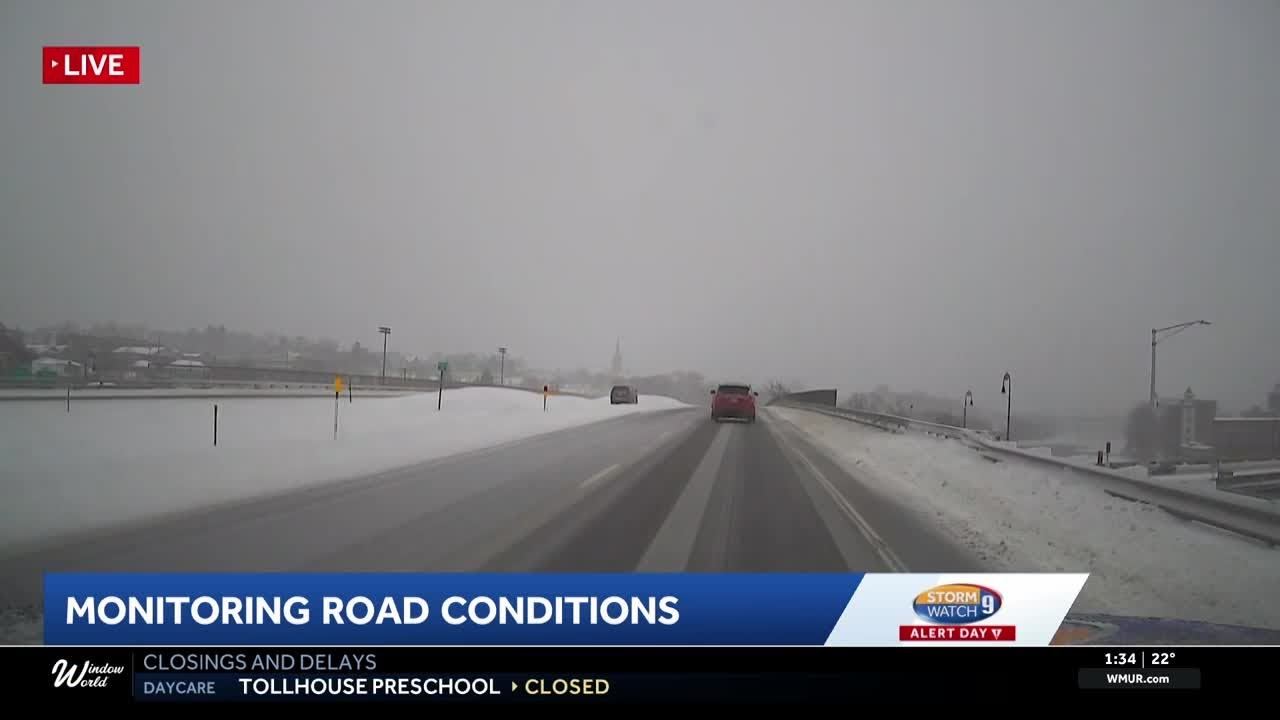 Visibility, road conditions slowly improving across southern New ...