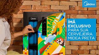 Personalize Sua Cervejeira Midea com Ímã Exclusivo