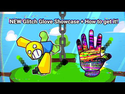NEW Glitch Glove SHOWCASE + How To Possibly Get It!(Context Clues) - Roblox Slap Battles