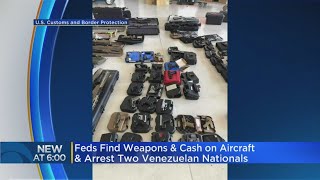 2 Venezuelan Nationals Arrested After Feds Find Weapons \& Cash On Aircraft