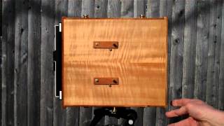 Completed 4x10 Greene & Greene style Pinhole Camera