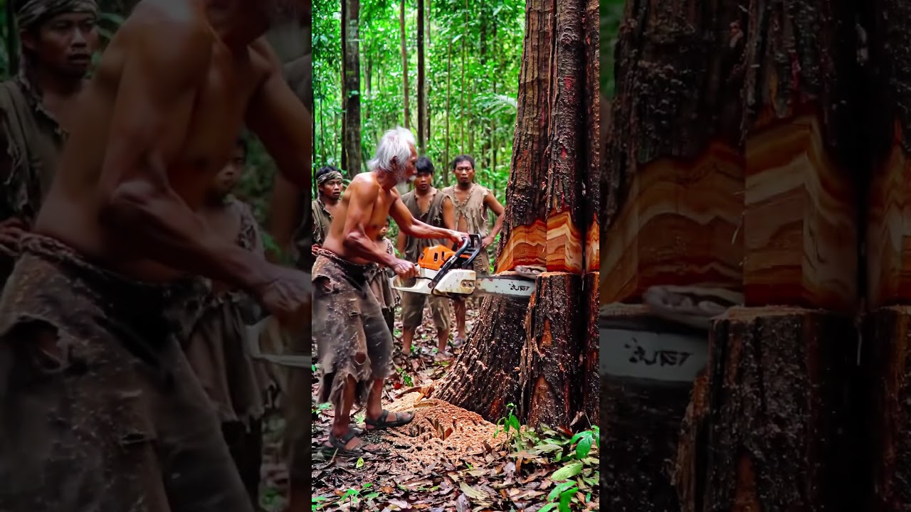 Something Lived Inside This Giant Forest Tree 