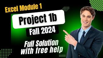 Fall 2025 | Excel Module 1 Project 1b | City of New Monroe | #simnet #sam #cengage #myitlab #fy