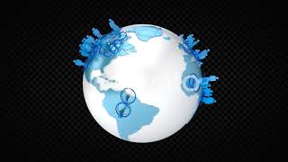 Social Globe | Motion Graphics - Envato elements